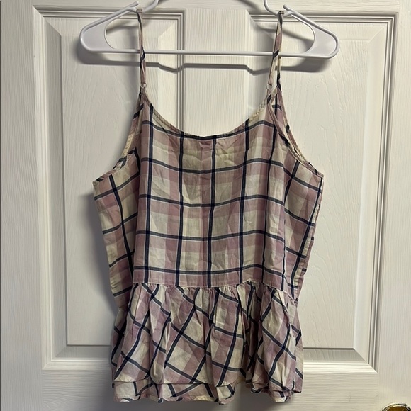 Plaid Spaghetti Strap Top - Picture 4 of 4
